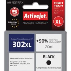 Activejet AH-302BRX Tusz (zamiennik HP 302XL F6U68AE; Premium; 20 ml; czarny)