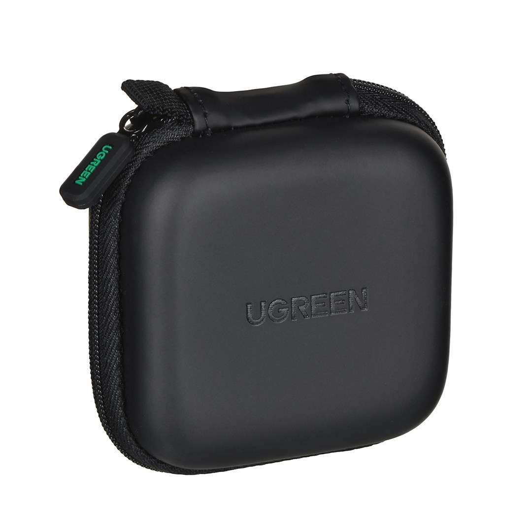 Ugreen etui na słuchawki 8 cm x 8 cm (czarny)