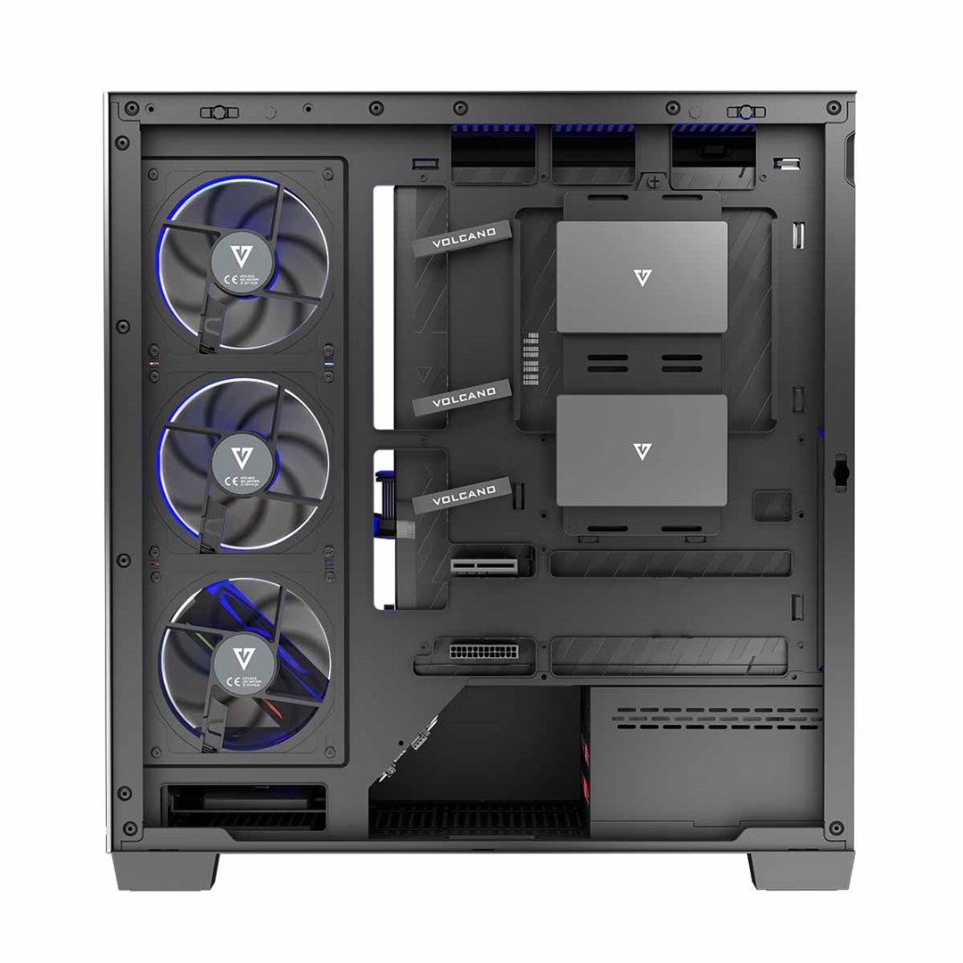 MODECOM OBUDOWA VOLCANO STELLAR ARGB MIDI 5F BLACK - obrazek 2