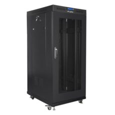 LANBERG SZAFA STOJĄCA RACK 19" 22U 800X800 DRZWI PERFOROWANE LCD CZARNA FF01-8822-23BL (FLAT PACK)