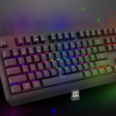 GENESIS Thor 230 TKL klawiatura Gaming USB + RF Wireless + Bluetooth QWERTY Szary