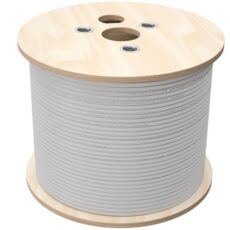 Q-LANTEC Kabel U/UTP kat.6, sieciowy, skrętka, LSOH, B2ca 4PR, 1Gb/s (10Gb/s do 55m), szary, 500m (KIU6LSOH500BQ)