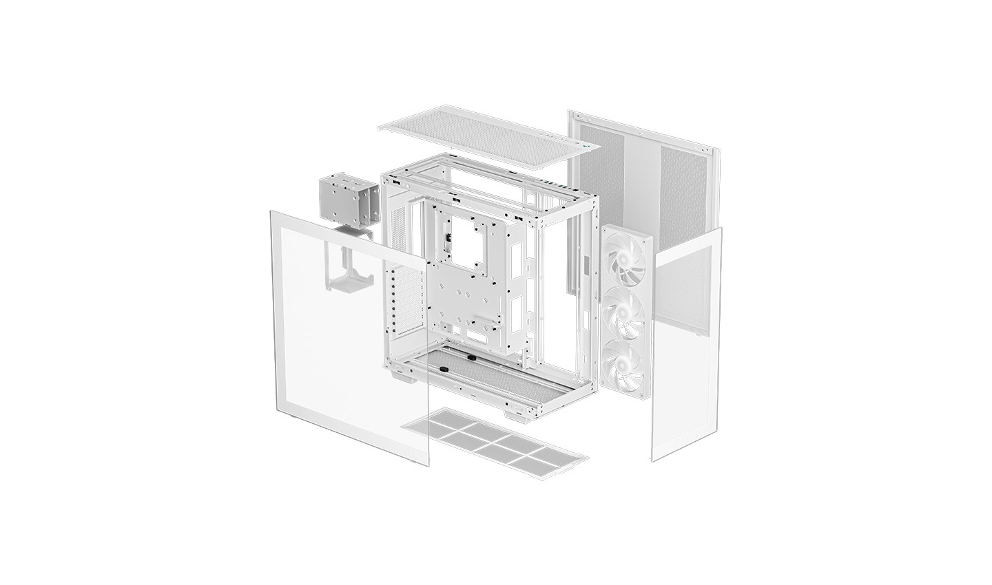 Obudowa DeepCool CH780 White - obrazek 2