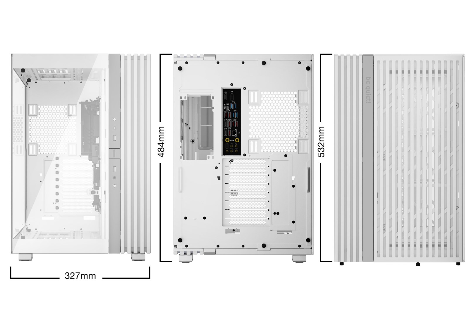 OBUDOWA BE QUIET! Light Base 900 DX White - obrazek 2