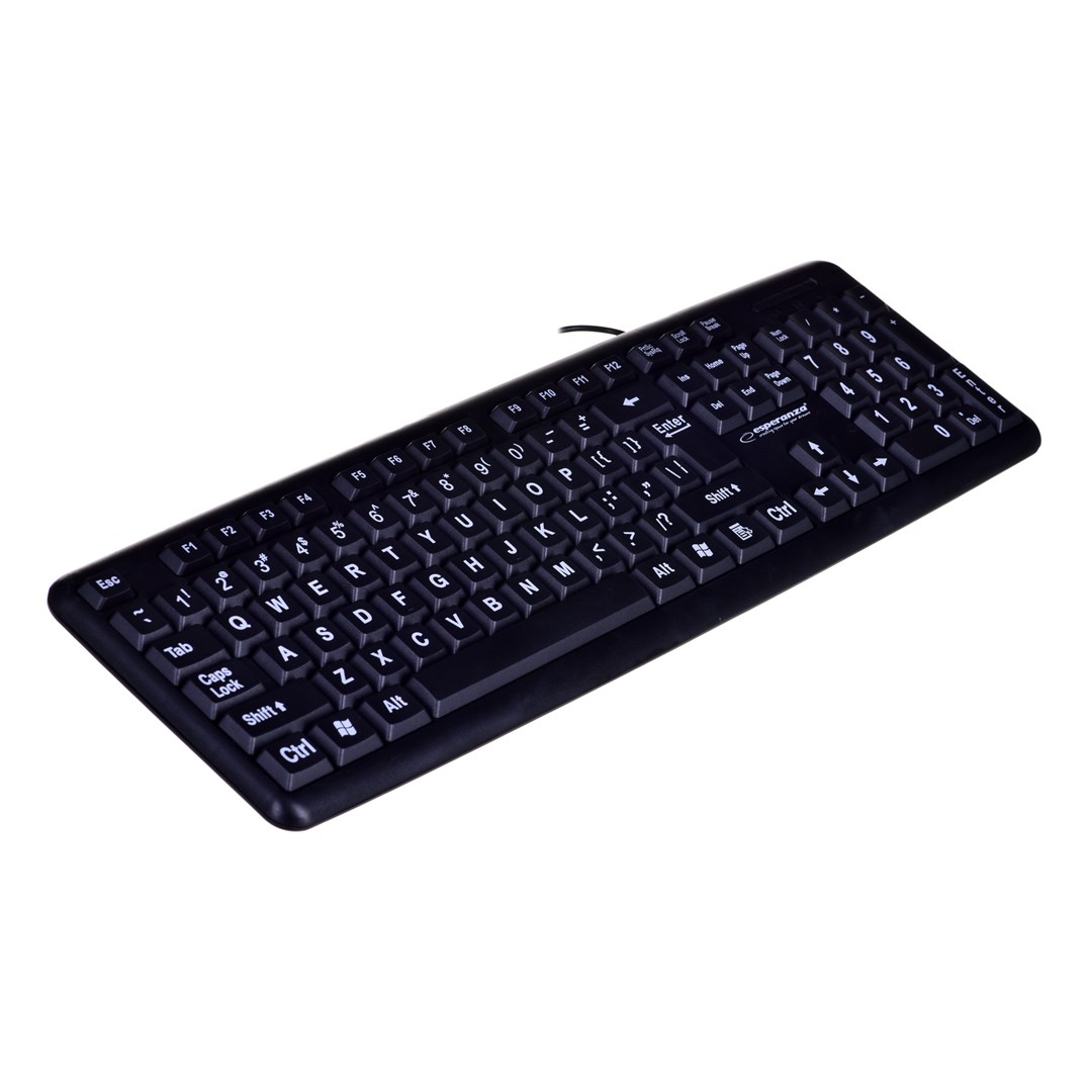 Klawiatura Esperanza Florida EK129 (USB 2.0; (US); kolor czarny) - obrazek 2