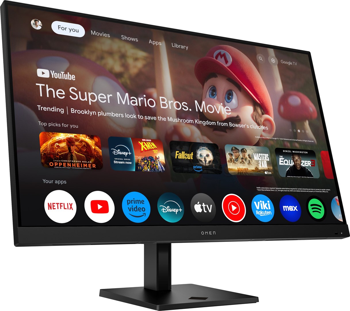 MONITOR HP LED, UHD 31,5" OMEN 32x (99Z68E9) 144Hz - obrazek 2