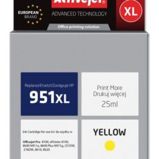 Activejet AH-951YRX Tusz (zamiennik HP 951XL CN048AE; Premium; 25 ml; żółty)