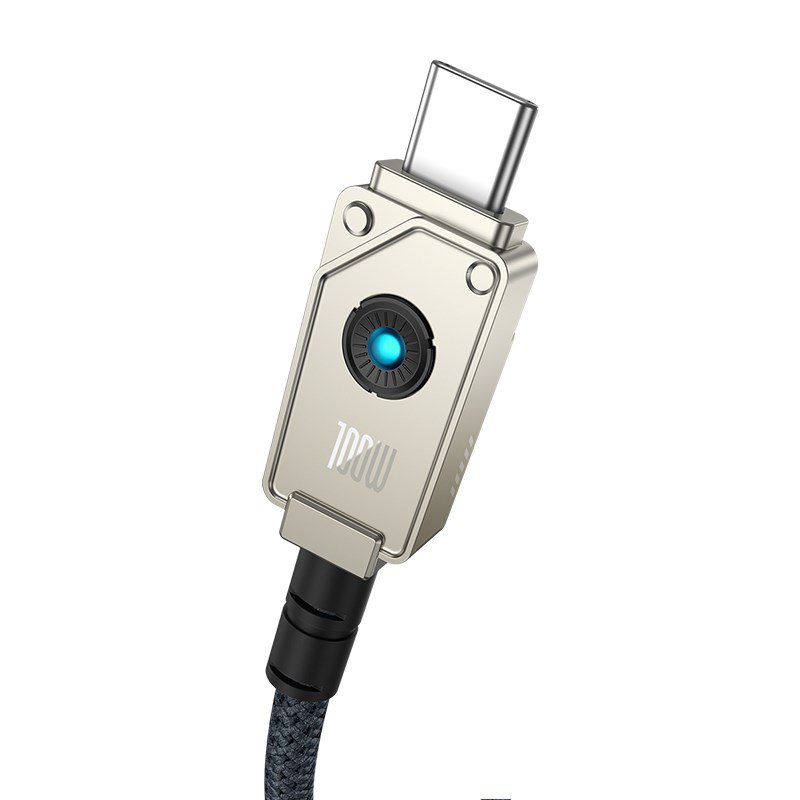 Kabel Baseus Unbreakable USB-USB C 100W 1m (biały) - obrazek 2