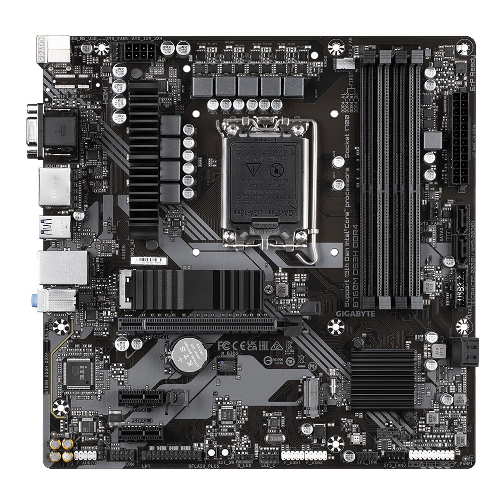 Płyta główna Gigabyte B760M DS3H DDR4 - obrazek 2