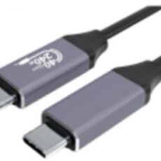 GEMBIRD KABEL USB 4 TYPU C POWER DELIVERY (PD) DO ŁADOWANIA I TRANSMISJI DANYCH 40 GB/S, 240 W, 1.5 M