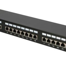 Patch panel Extralink  EX.9830 (1U; kat. 5e; 24xRJ-45)