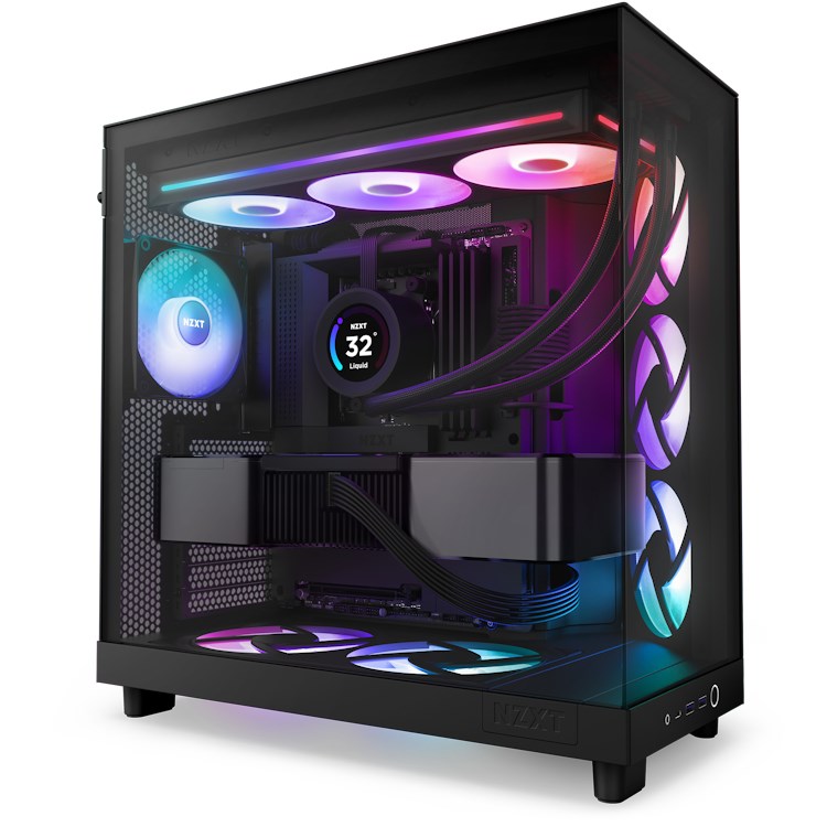 NZXT WENTYLATOR F360 RGB CORE PWM CZARNY - obrazek 2