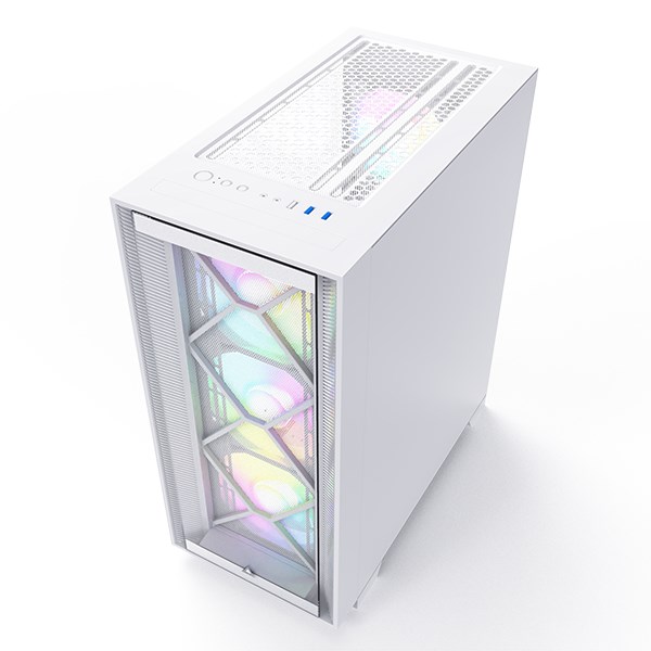 Obudowa komputerowa Montech AIR 1000 PREMIUM Midi Tower Biały - obrazek 2