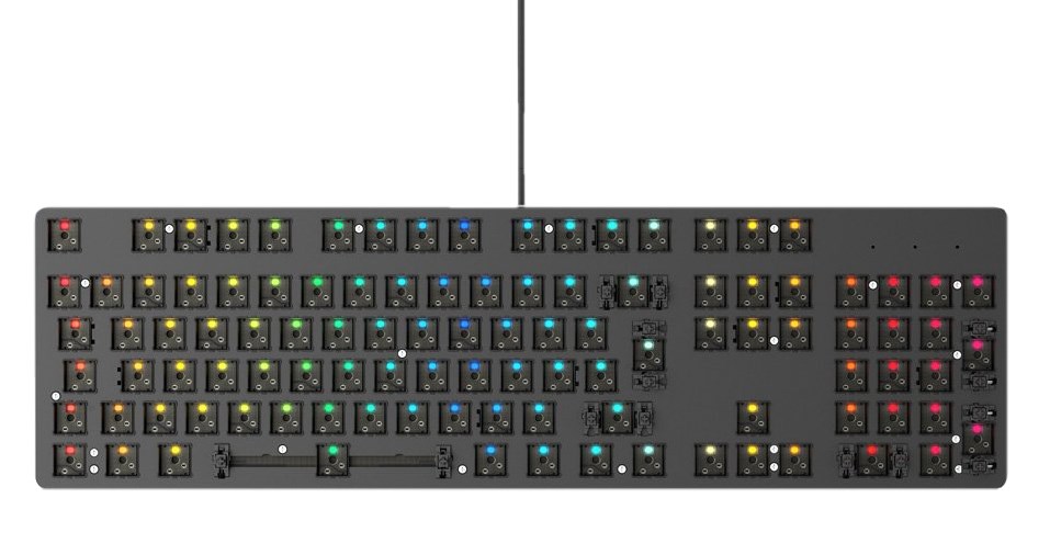 Glorious PC Gaming Race GMMK-RGB-ISO klawiatura USB Czarny - obrazek 2