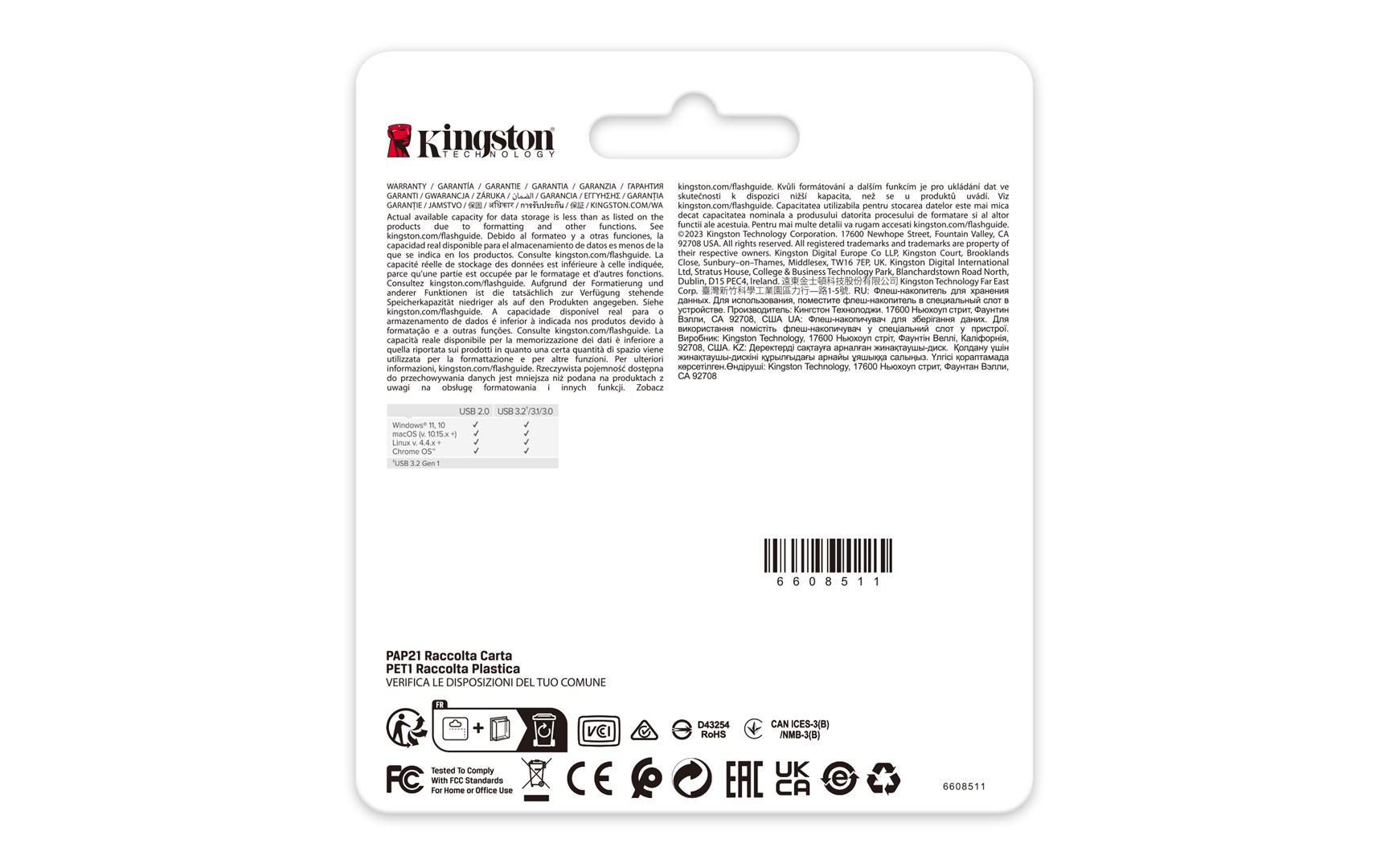 KINGSTON FLASH 128GB USB3.2 Gen.1 DataTraveler - obrazek 2