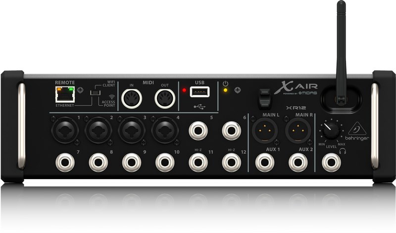 Behringer XR12 mikser audio 12 kan. Czarny - obrazek 2