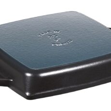 Patelnia żeliwna STAUB 40511-783-0 kwadratowa grillowa z dwoma uchwytami 33cm czarny
