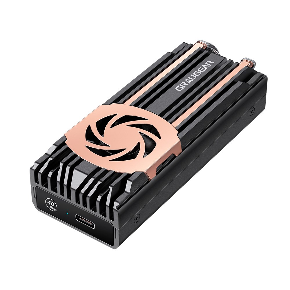 GRAUGEAR G-M2U4-40G-F obudowa do dysków twardych Obudowa SSD Czarny M.2