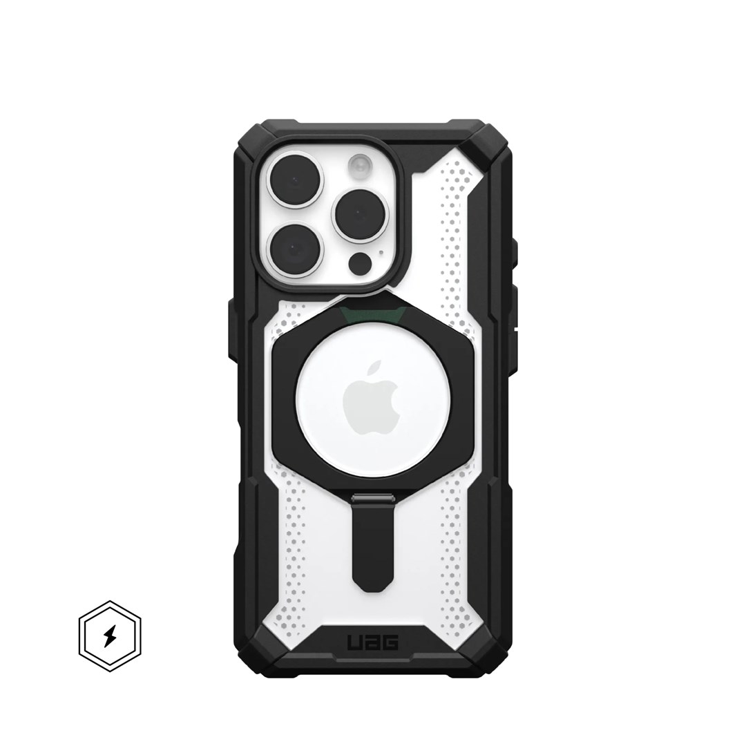 Etui z podpórką UAG Urban Armor Gear Plasma XTE MagSafe do Apple iPhone 16 Pro przezroczysty