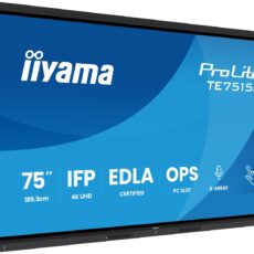 Monitor IIYAMA 189.3cm (75") TE7515A-B1AG 16:9 M-Touch 2xHDMI+2xUSB-C (Speditionsversand)
