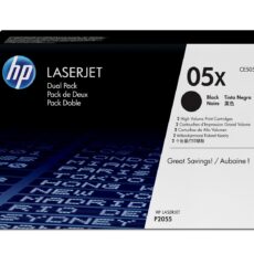 HP 05X zestaw 2 oryginalnych wkładów z czarnym tonerem LaserJet XL