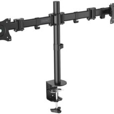 Stojak biurkowy do 2 monitorów DIGITUS DA-90349 (biurkowy; 17" - 27"; max. 16 kg)