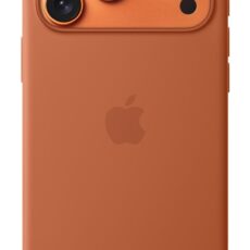 Silikonowe etui Apple iPhone 17 Pro Max z MagSafe (terakota)