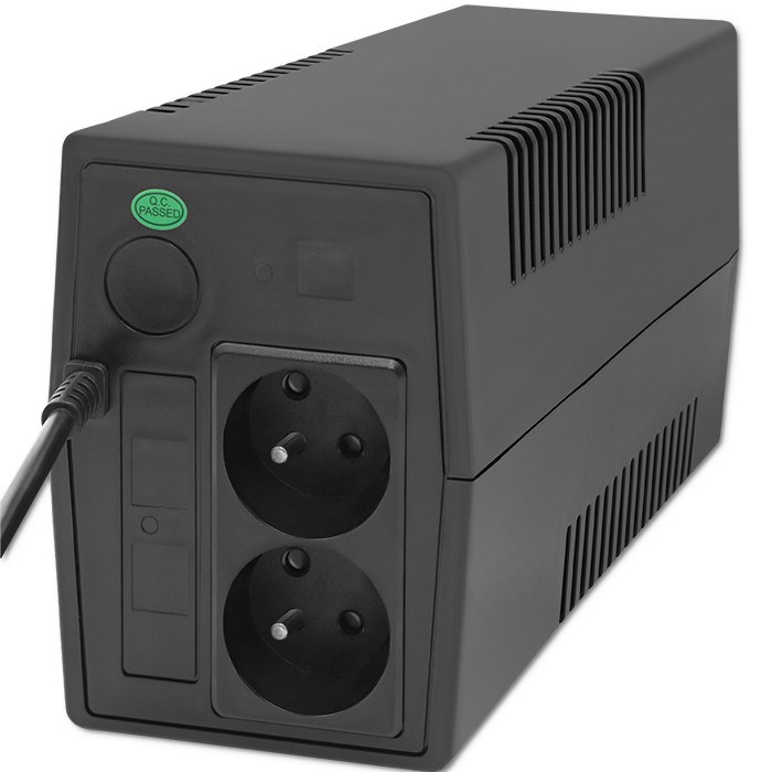 QOLTEC ZASILACZ AWARYJNY UPS LINE INTERACTIVE | MONOLITH | 650VA | 360W - obrazek 2