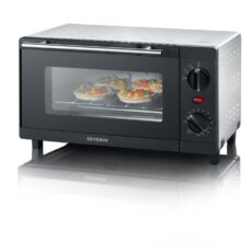 SEVERIN MINI PIEKARNIK, POJEMNOŚĆ 9 LITR., TIMER DO 60 MIN., KRATKA DO GRILLOWANIA I PIECZENIA, MOC 800 W TO2052
