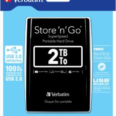 Verbatim Store 'n' Go zewnętrzny dysk twarde 2048 GB Czarny