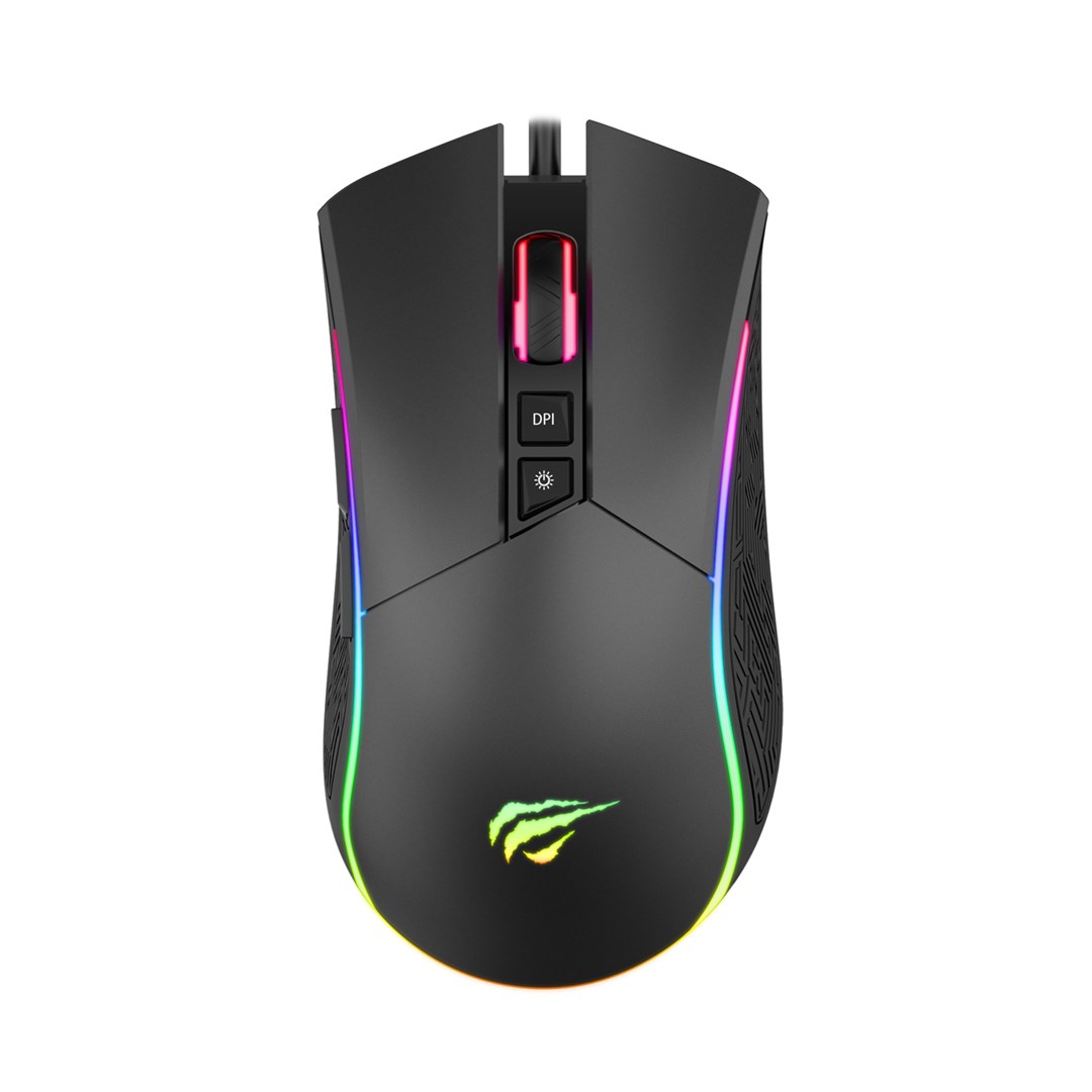 Mysz gamingowa Havit MS1001S (czarno-szary) - obrazek 2