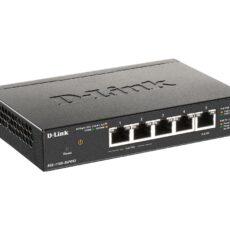 D-Link DGS-1100-05PDV2 łącza sieciowe Zarządzany Gigabit Ethernet (10/100/1000) Obsługa PoE Czarny