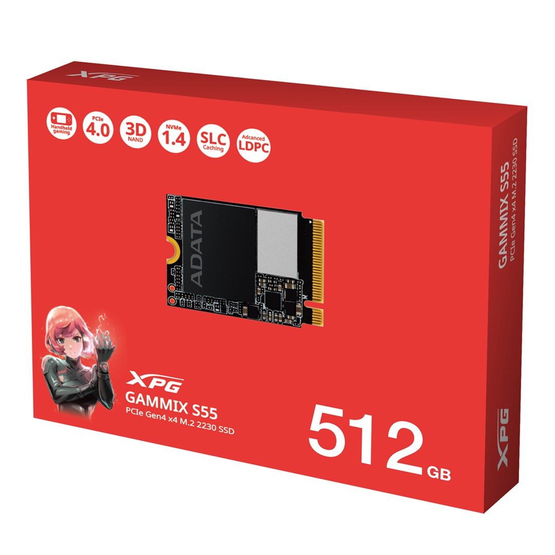 Dysk SSD Adata XPG GAMMIX S55 512GB M2230 - obrazek 2