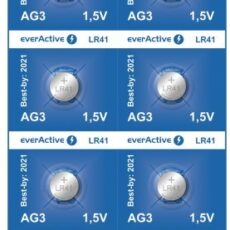 EVERACTIVE BATERIE ALKALICZNE MINI G3 LR736 LR41, BLISTER 10 SZT. EVAG3