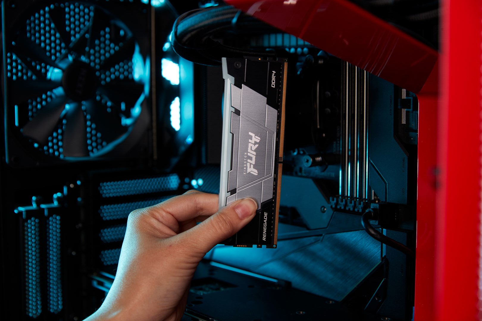 KINGSTON DDR4 8GB 4000MT/s CL19 DIMM FURY Renegade RGB - obrazek 2