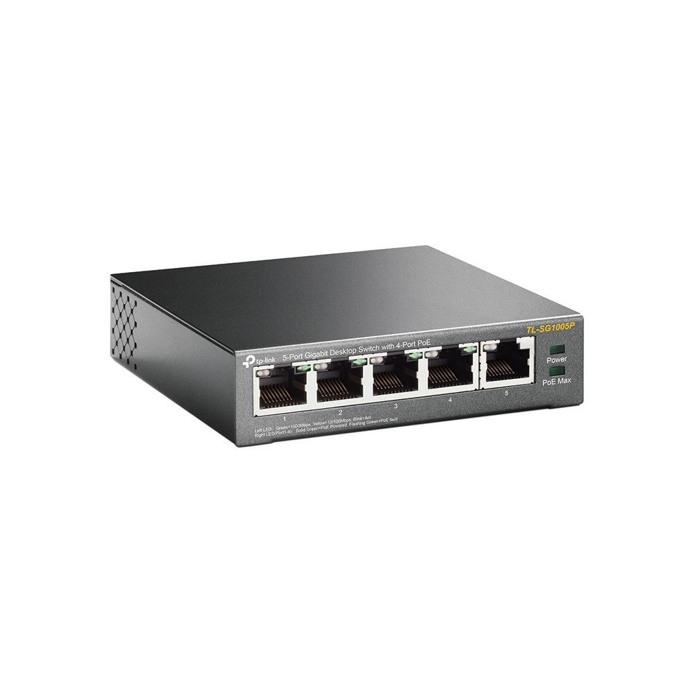 Switch TP-LINK TL-SG1005P (5x 10/100/1000Mbps) - obrazek 2