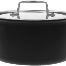 DEMEYERE BLACK 5 Garnek niski z pokrywką 3 ltr