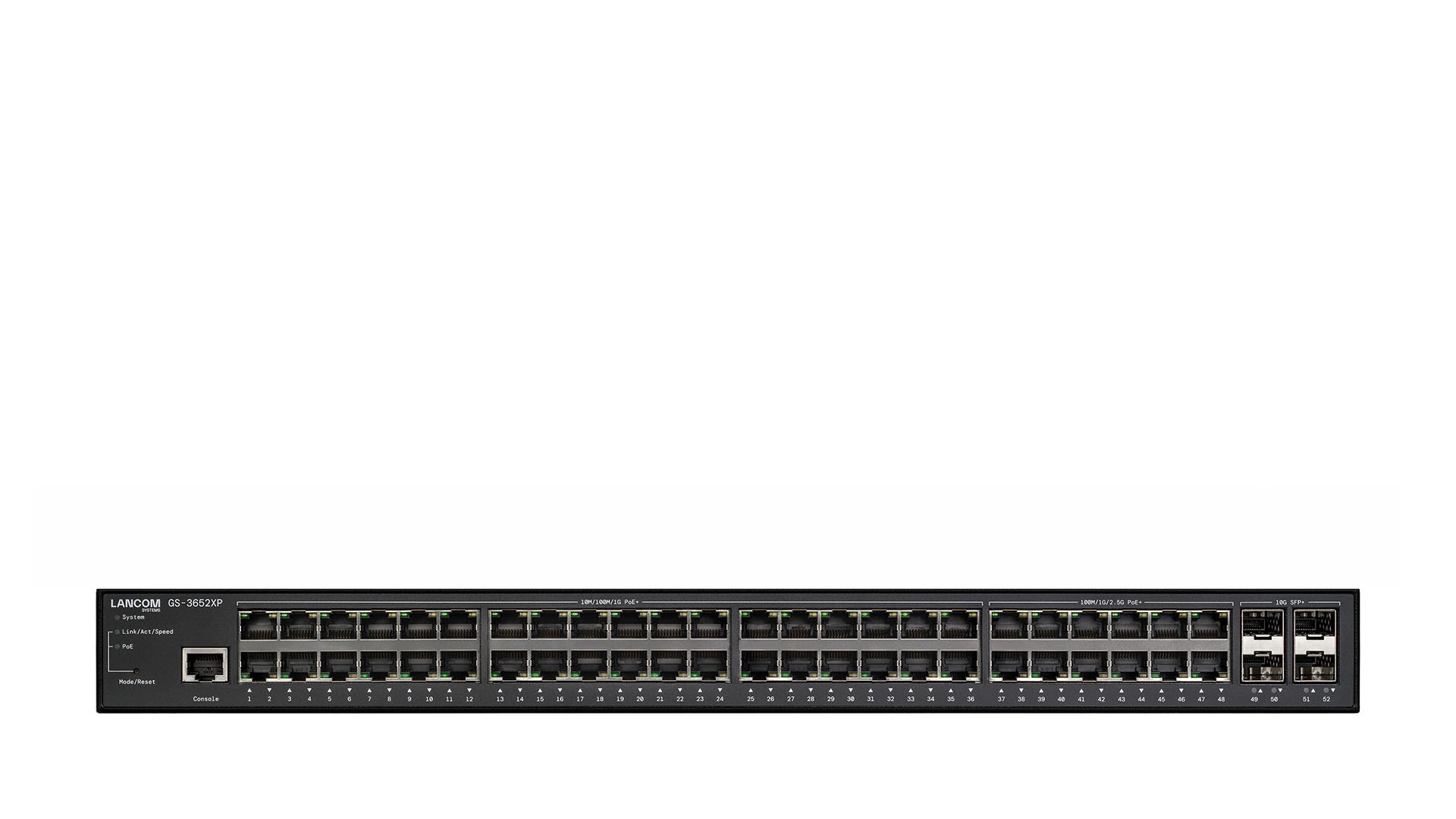 Przełącznik LANCOM GS-3652XP z zaawansowanymi funkcjami sieciowymi