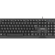 Klawiatura membranowa NATEC Trout US NKL-0967 (USB 2.0; (EN); kolor czarny)