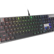 GENESIS Thor 420 RGB klawiatura Gaming USB AZERTY US English Srebrny