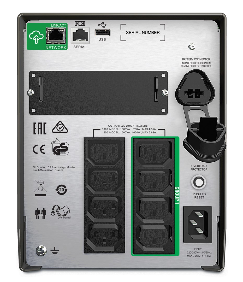 Zasilacz awaryjny UPS APC SMT1000IC (TWR; 1000VA) - obrazek 2