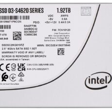 Dysk SSD Solidigm (Intel) S4620 1.92TB SATA 2.5" SSDSC2KG019TZ01 (DWPD up to 4)