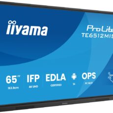 Monitor IIYAMA 163.9cm (65") TE6512MIS-B4AG 16:9 Touch 2xHDMI+2xUSB-C (Speditionsversand)