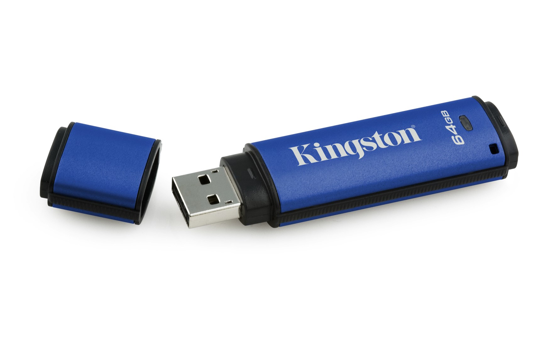 Pendrive Kingston DTVP30/64GB (64GB; USB 3.0; kolor niebieski) - obrazek 2