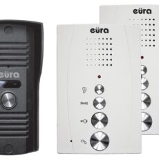 DOMOFON 'EURA' ADP-51A3 'DIFESA' - 1-rodzinny, 2 unifony, interkom, (biały)