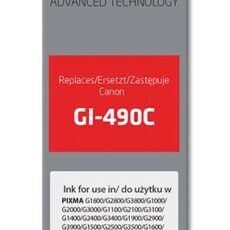 Activejet AC-G490C Tusz (zamiennik Canon GI-490C; Supreme; 70 ml; 7000 stron, niebieski)