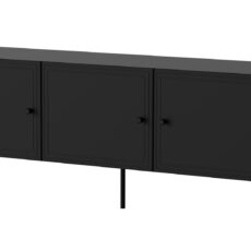 Szafka RTV 3D PALAZZO BIS 151x40x60 czarny mat