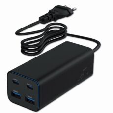 Gembird TA-UC-2A2C-PD100-01-BK ładowarka do urządzeń przenośnych Laptop, Smartfon Czarny Prąd przemienny Szybkie ładowanie Wewnętrzna