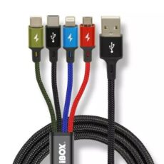 KABEL I-BOX USB 4W1 2XUSB-C, MICROUSB, LIGHTNING