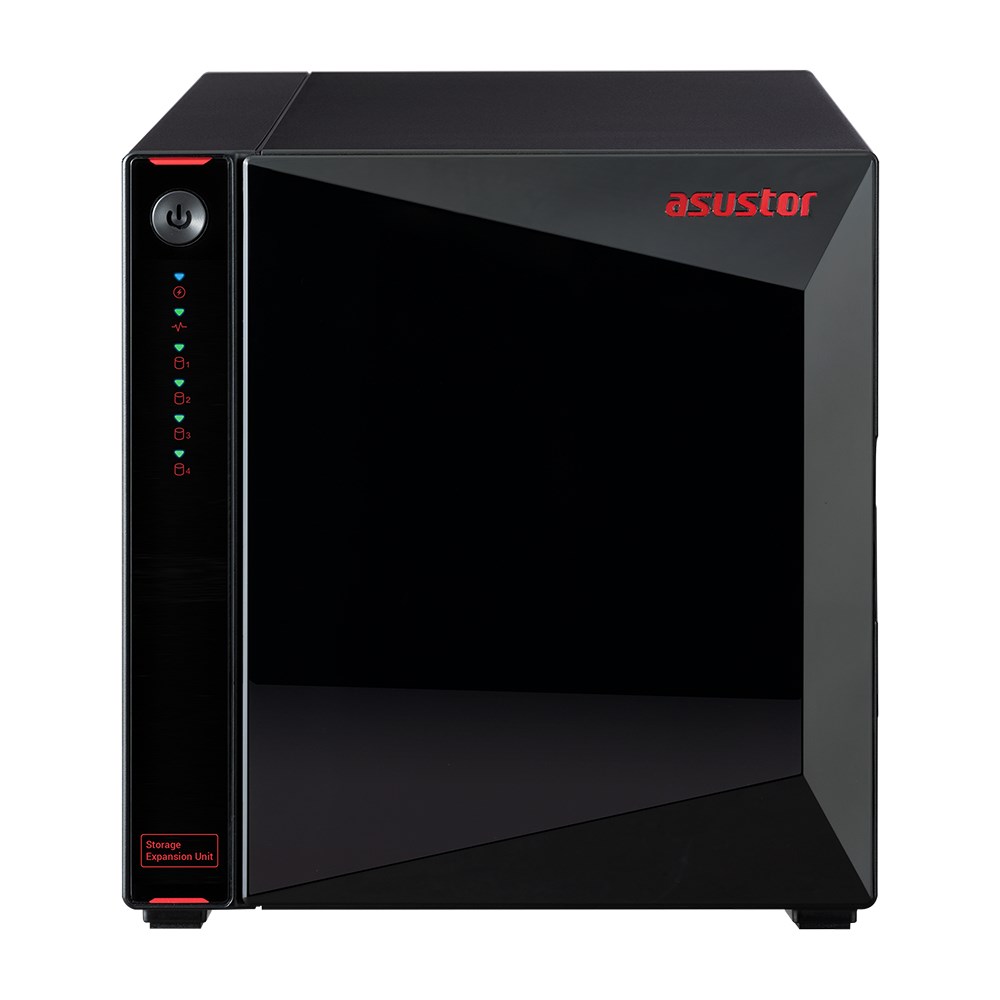 Asustor AS5004U; Expansion unit 4x (3.5" SATA HDD/ 2.5" SSD); USB 3.2 Gen 2 (10Gbps) Type C